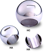 hollow ball valve
